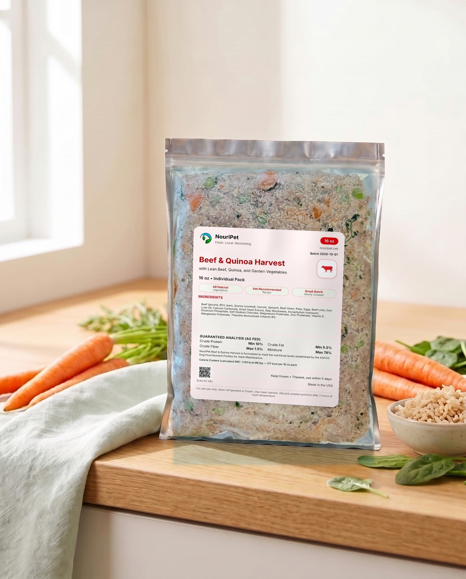 Beef & Quinoa Harvest pouch